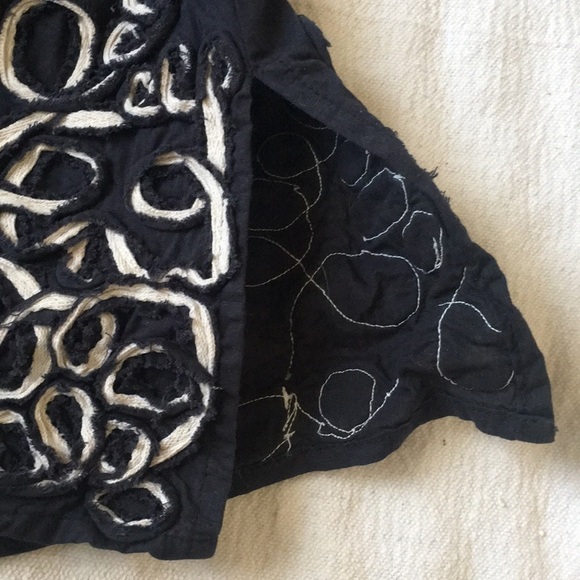 Mud Pie cotton Shift Mini dress with ribbon - Picture 6 of 8